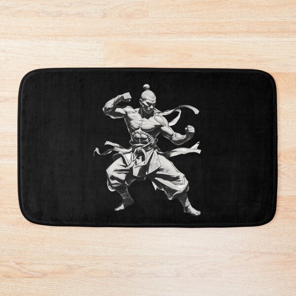 Item preview, Shaolin Monk in Black & White | Zen Warrior Minimalist Art designed and sold by Design_Your_Day.