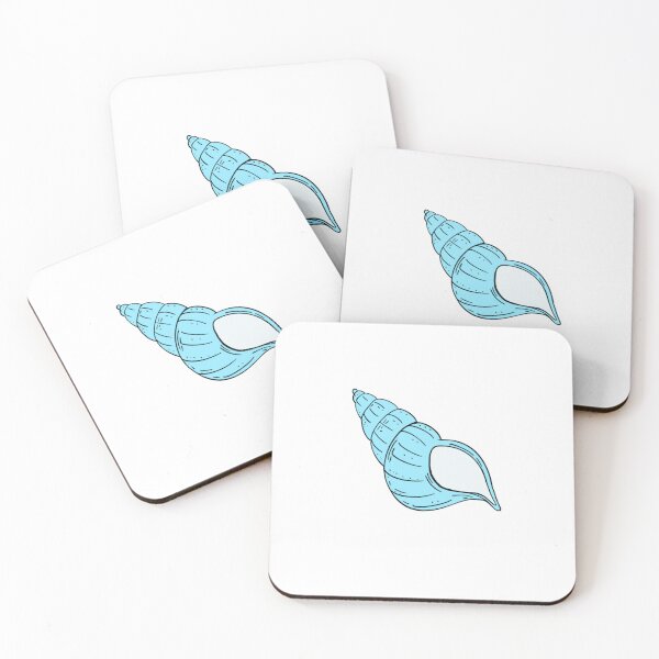 Item preview, Blue spiral shell designed and sold by Designsbyleahhh.