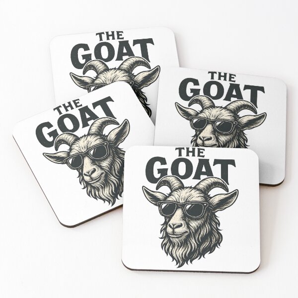 Item preview, THE GOAT Cool Sunglasses Goat T-Shirt – Funny Animal Art, Bold Vector Design designed and sold by WAUZ.