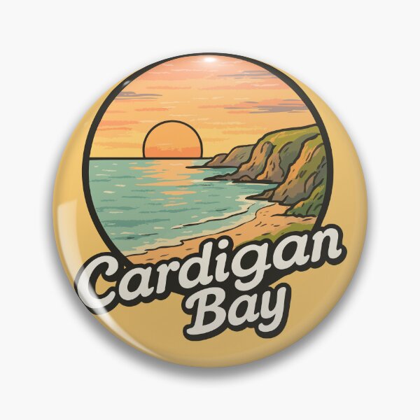 Item preview, Cardigan Bay Welsh Coast Retro designed and sold by TomFrontierArt.