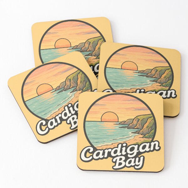 Item preview, Cardigan Bay Welsh Coast Retro designed and sold by TomFrontierArt.