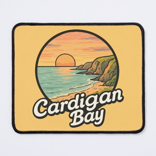 Item preview, Cardigan Bay Welsh Coast Retro designed and sold by TomFrontierArt.