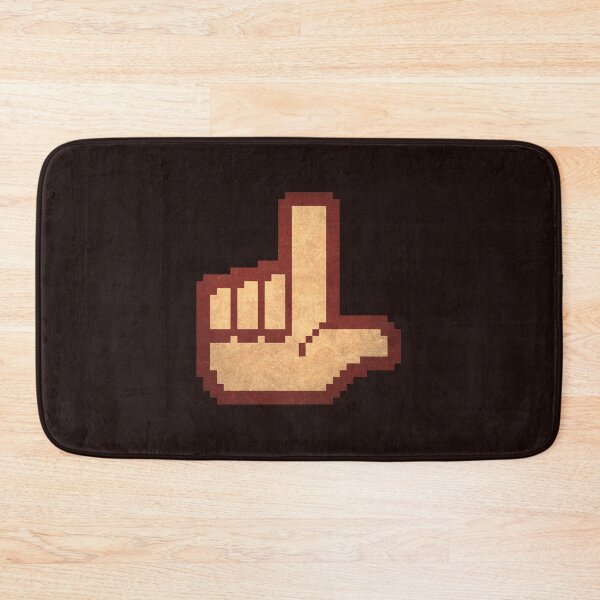 Item preview, Loser Hand Sign Classic L Gesture Pixel Art Meme designed and sold by PixelDrukiPL.
