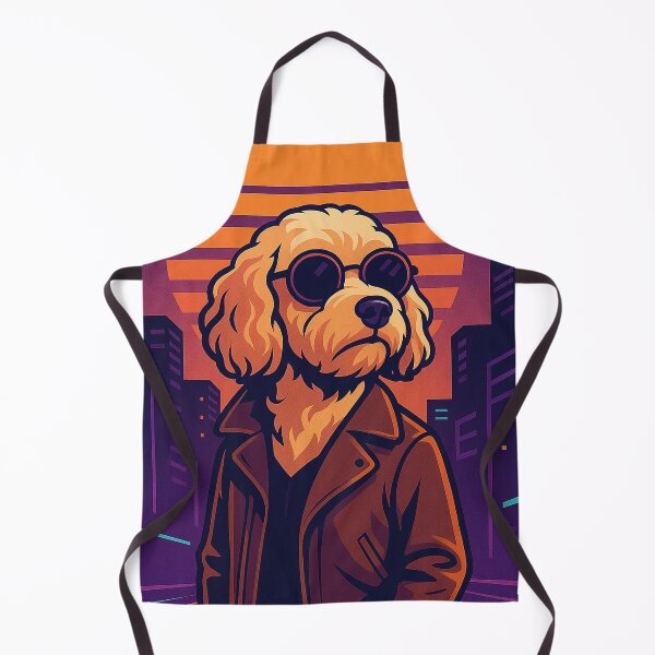 Item preview, Retro Cockapoo Synthwave Art designed and sold by Flux-O.
