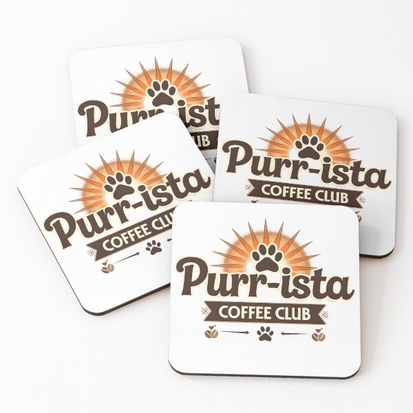 Item preview, Purr-ista Coffee Club – Where Cats Brew the Coolest Beans designed and sold by Purrfect Mischief.