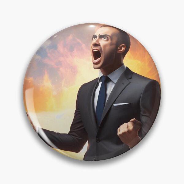 Item preview, Angry Man Surrounded By Fire designed and sold by Strikehounder.