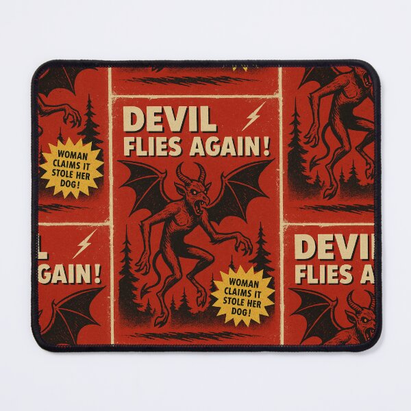 Item preview, Jersey Devil Tabloid Cover designed and sold by Folk Bestiary.