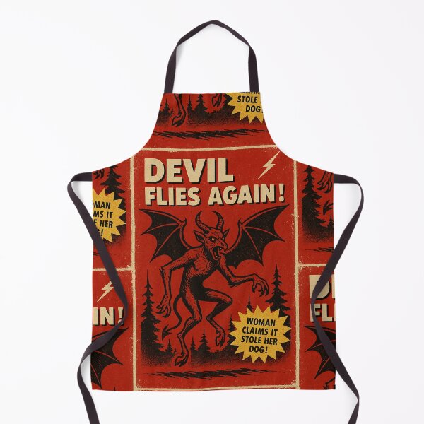 Item preview, Jersey Devil Tabloid Cover designed and sold by Folk Bestiary.