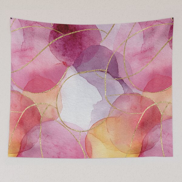 Item preview, Rose Quartz, Kintsugi Watercolor designed and sold by RyanPhamDesigns.
