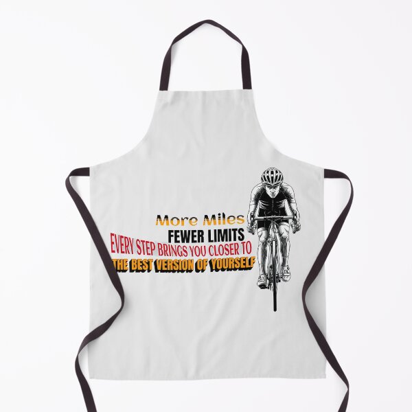 Item preview, More Miles, Fewer Limits - Cyclist Motivation designed and sold by All-Shopping.