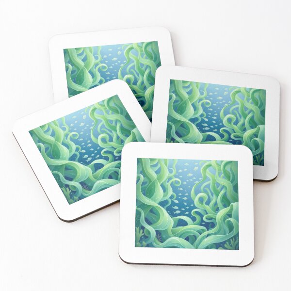 Item preview, GROWING UNDERWATER SEAWEED ART designed and sold by Catalina Kate.