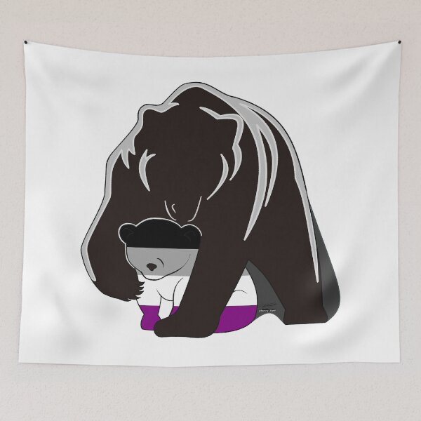 Item preview, 2025 MAMA BEAR- ASEXUAL designed and sold by Bunny Loven.