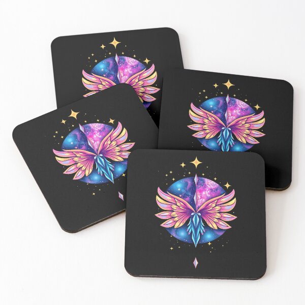 Item preview, Cosmic Phoenix – Vibrant Galactic Wings designed and sold by panango.