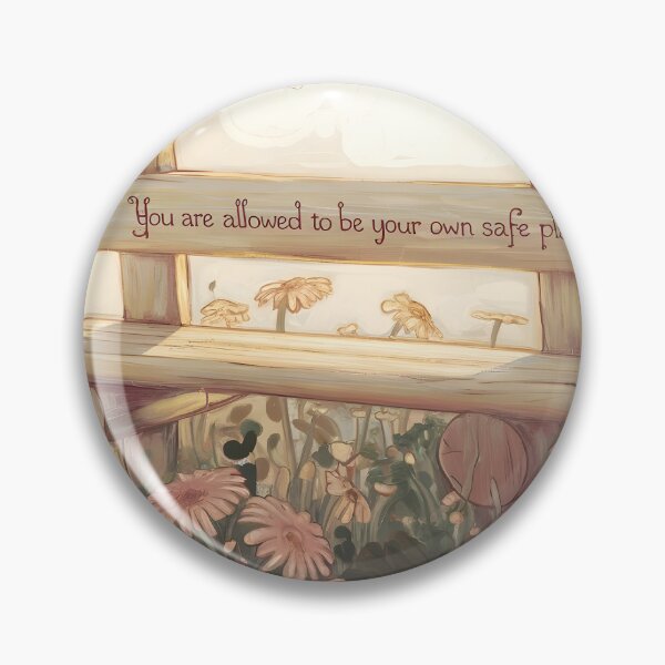 Item preview, You Are Allowed To Be Your Own Safe Place, Self Care Quote, Arttherapy  designed and sold by MoMidoStore.