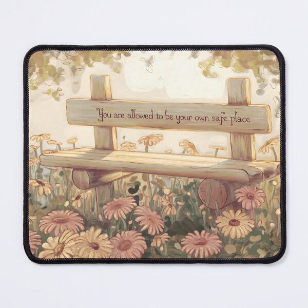 Item preview, You Are Allowed To Be Your Own Safe Place, Self Care Quote, Arttherapy designed and sold by MoMidoStore.