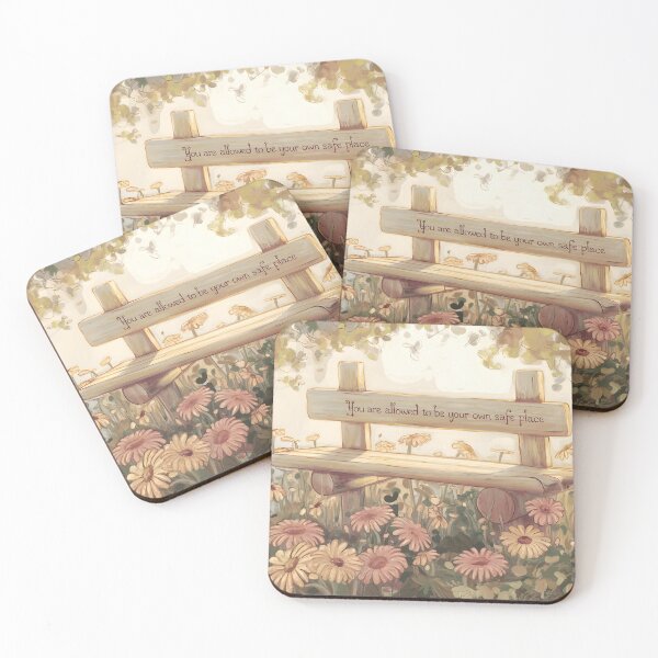 Item preview, You Are Allowed To Be Your Own Safe Place, Self Care Quote, Arttherapy  designed and sold by MoMidoStore.