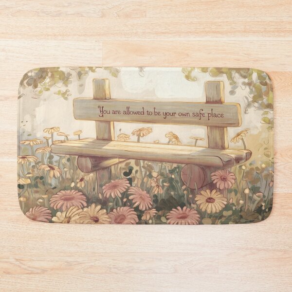 Item preview, You Are Allowed To Be Your Own Safe Place, Self Care Quote, Arttherapy  designed and sold by MoMidoStore.