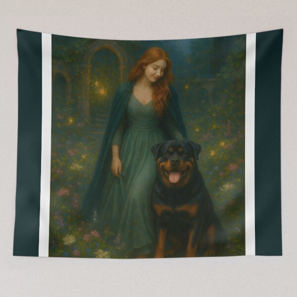 Item preview, The Witch's Rottweiler designed and sold by MercyLovesElroy.