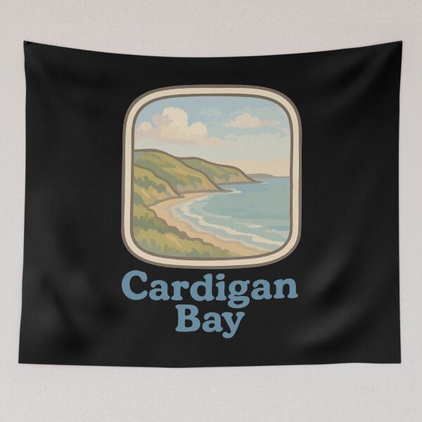 Item preview, Cardigan Bay Coast Retro designed and sold by TomFrontierArt.