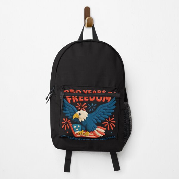 Item preview, “250 Years of Freedom – Clay Style Patriotic Eagle Design for Kids and Families” designed and sold by HANG ON STUDIO .