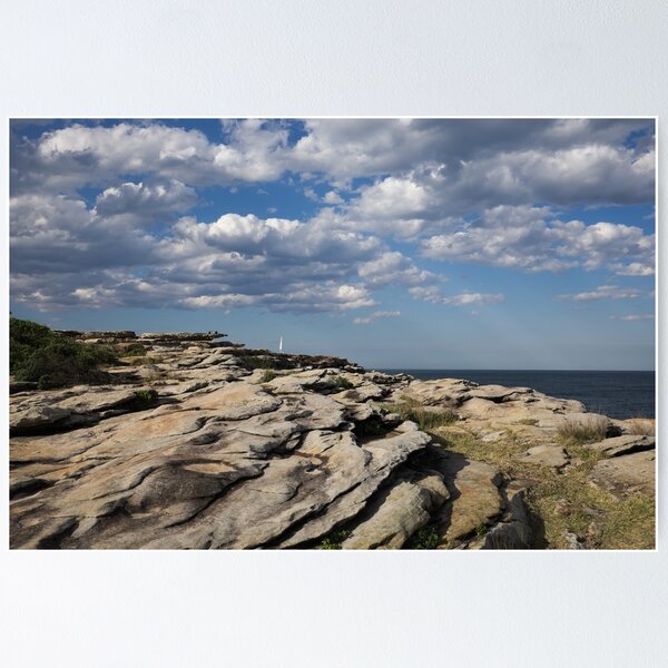 Eroding Layers of Rocky Clifftops Poster