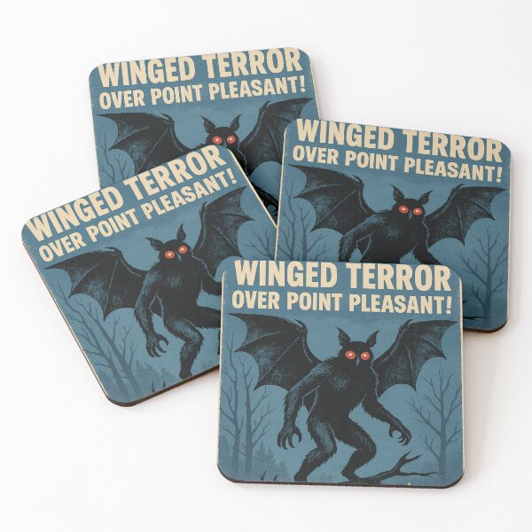 Item preview, Mothman Tabloid Cover  designed and sold by Folk Bestiary.