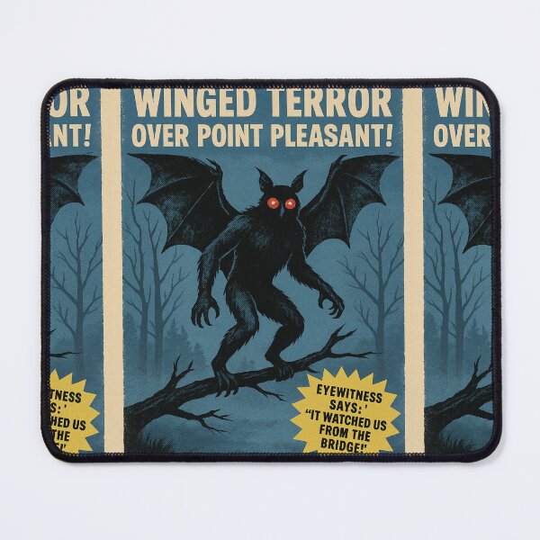 Item preview, Mothman Tabloid Cover  designed and sold by Folk Bestiary.