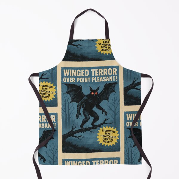 Item preview, Mothman Tabloid Cover designed and sold by Folk Bestiary.