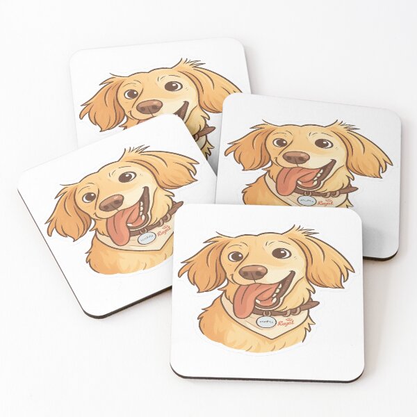 Item preview, Silly Happy Golden Retriever designed and sold by MysticRyuu.