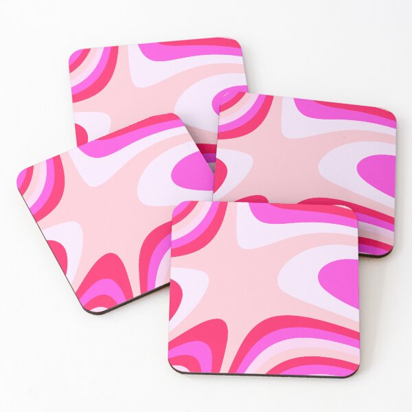 Item preview, Pink and Red Abstract Groovy Stripes designed and sold by patternsoup.