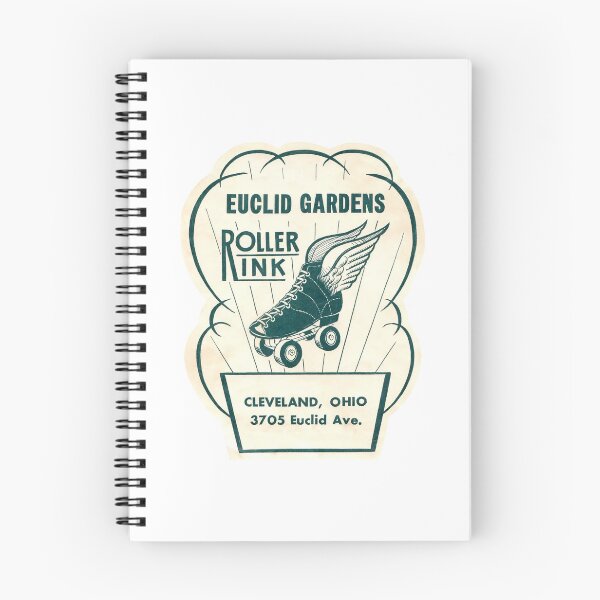 Item preview, Euclid Gardens Roller Rink Cleveland Ohio Roller Skating Rink Sticker Decal Label designed and sold by tislord.