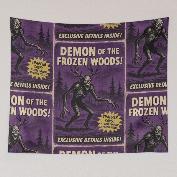 Item preview, Wendigo Tabloid Cover  designed and sold by Folk Bestiary.