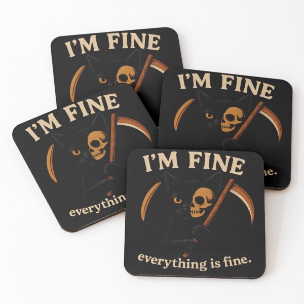 Item preview, cat Grim Reaper Humor Aesthetic Design designed and sold by Amr Siam.