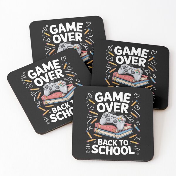 Item preview, Game Over Back to School Funny Gamer Student Design designed and sold by MonkiFlipp.