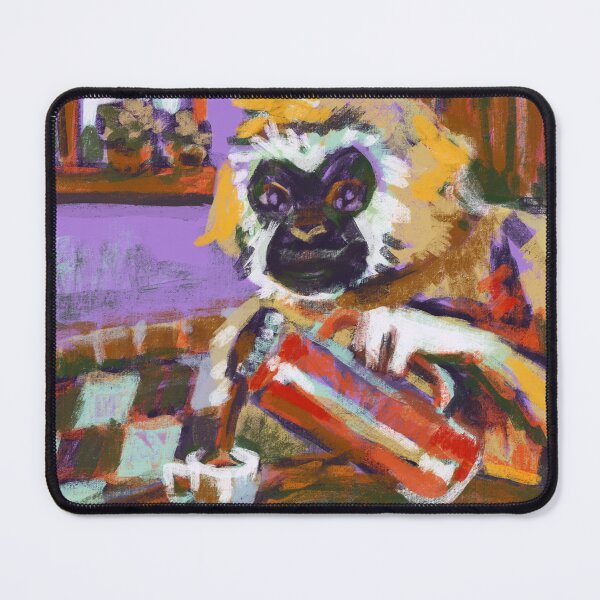Item preview, this gibbon loves coffee designed and sold by guilhernunes.