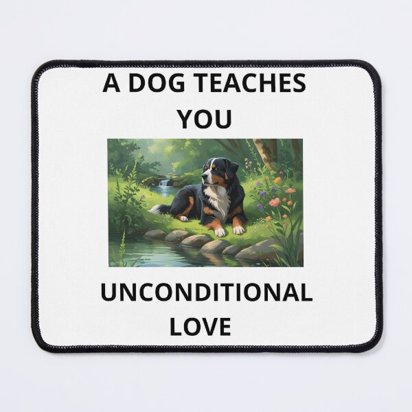 Item preview, A dog teaches you unconditional love designed and sold by AmMarketplace.