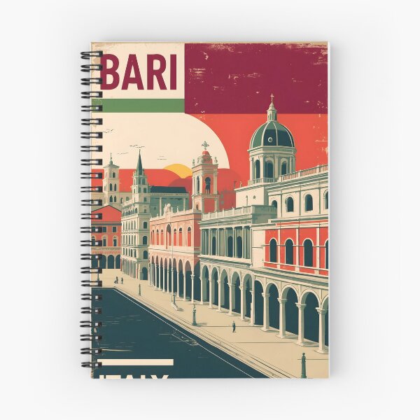 Item preview, Bari Italy Vintage Travel Tourism designed and sold by TravelersGems.