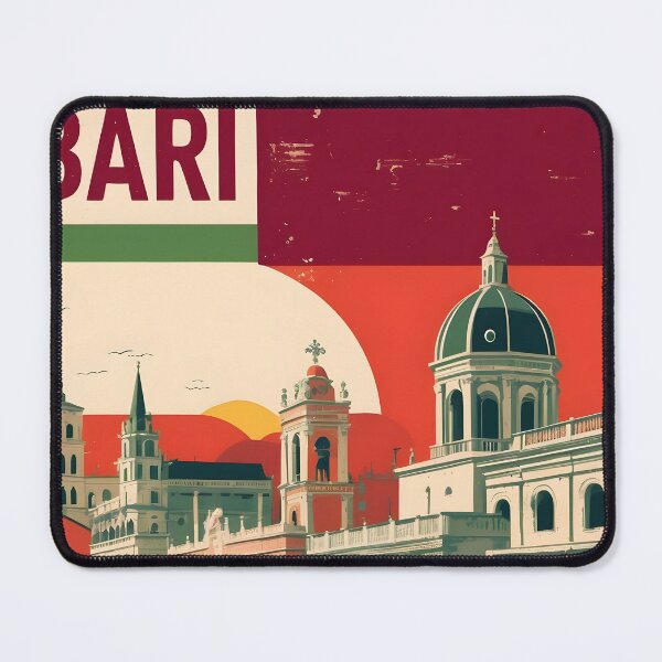 Item preview, Bari Italy Vintage Travel Tourism designed and sold by TravelersGems.