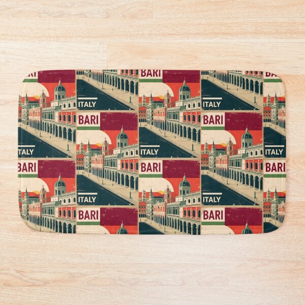 Item preview, Bari Italy Vintage Travel Tourism designed and sold by TravelersGems.