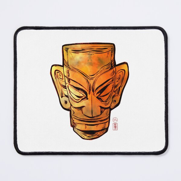 Item preview, Sanxingdui Mask – Bronze Age Spirit (Chengdu, China) designed and sold by Stray Magic Studio.