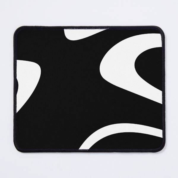 Item preview, Black and White Abstract Minimal Groovy Stripes designed and sold by patternsoup.