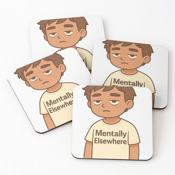 Item preview, Mentally Elsewhere - Dreamy Cartoon Mood designed and sold by matari63.