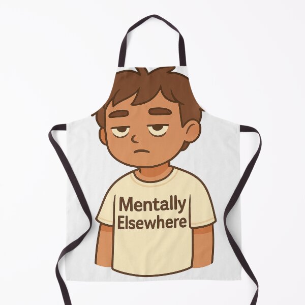 Item preview, Mentally Elsewhere - Dreamy Cartoon Mood designed and sold by matari63.