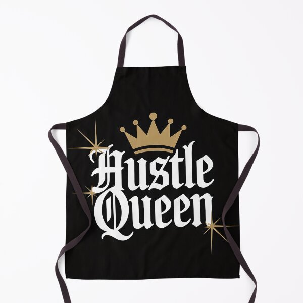 Item preview, Hustle Queen Sticker – Bold Black & Gold Crown Design, Empowering Boss Babe Vinyl Decal for Laptops, Planners, Water Bottles & Entrepreneur Gear designed and sold by Design Den.