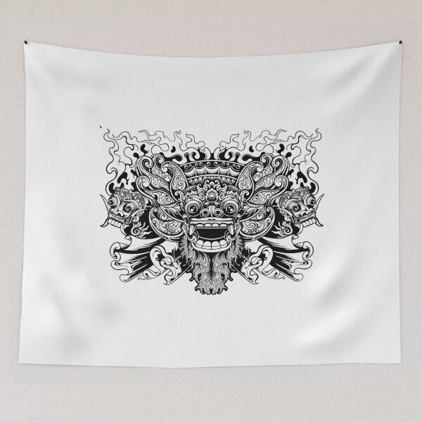 Item preview, Barong Mask: Iconic Balinese Mythical Protector Design designed and sold by FK2012.