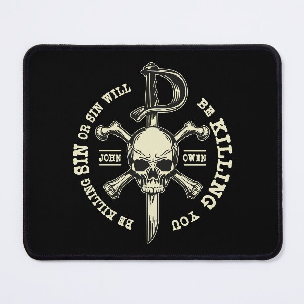 Item preview, Be Killing Sin Chi Rho John Owen Quote designed and sold by Reformed Shirt Co..
