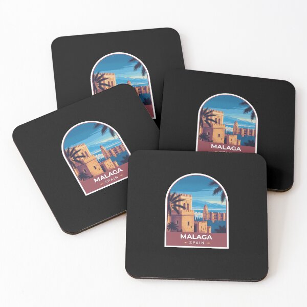 Item preview, Malaga City Sticker designed and sold by TulipaGraphics.
