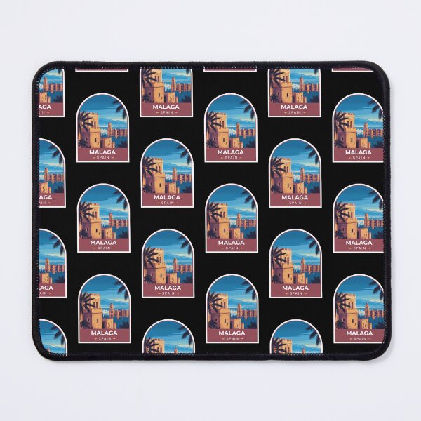 Item preview, Malaga City Sticker designed and sold by TulipaGraphics.