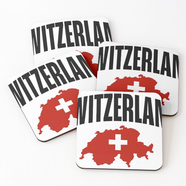 Item preview, Switzerland - Curved Font with Country Shape amd Flag designed and sold by chosenhomes.