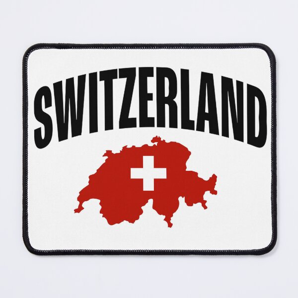 Item preview, Switzerland - Curved Font with Country Shape amd Flag designed and sold by chosenhomes.